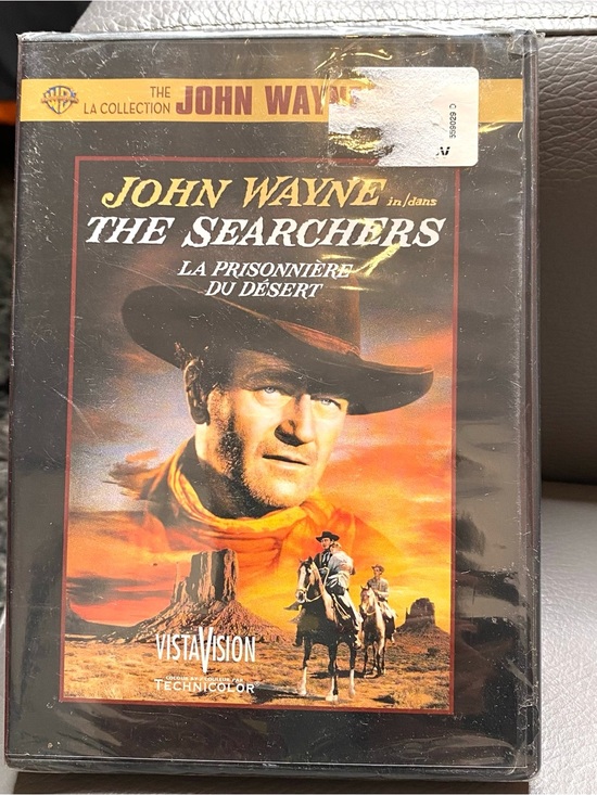 Other - John Wayne "The Searchers" DVD — Black & Orange Western Cover